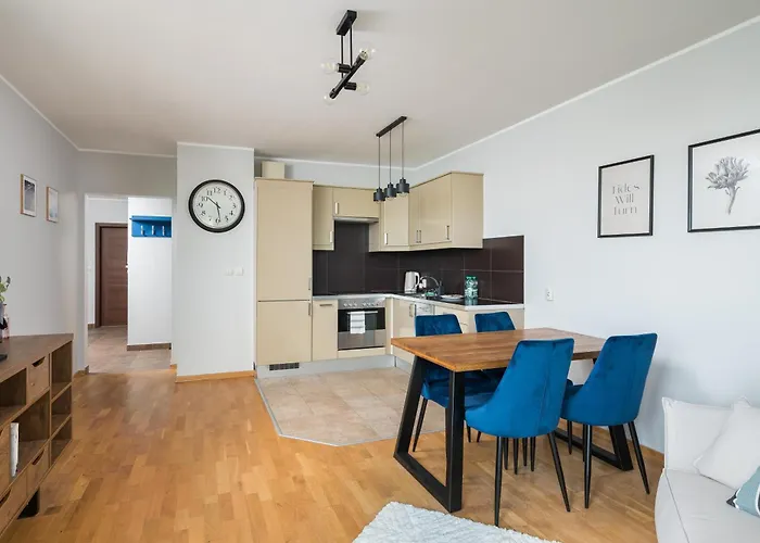 Apartment Metro Wilanowska Blue Warsaw